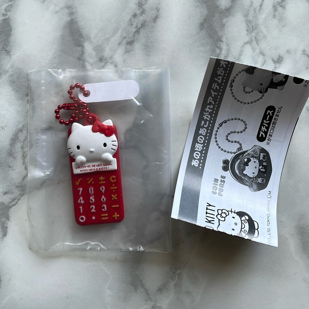 SANRIO Hello Kitty - 50th anniversary gashapon - calculator keychain